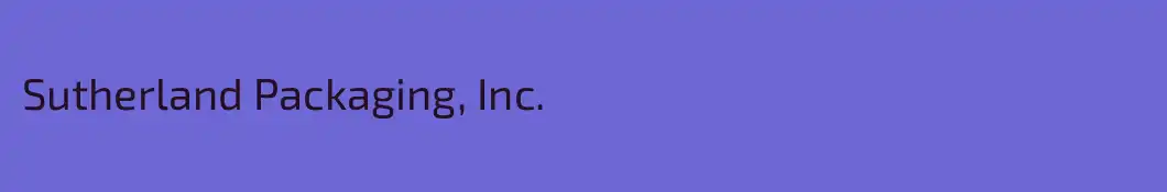 Sutherland Packaging, Inc.